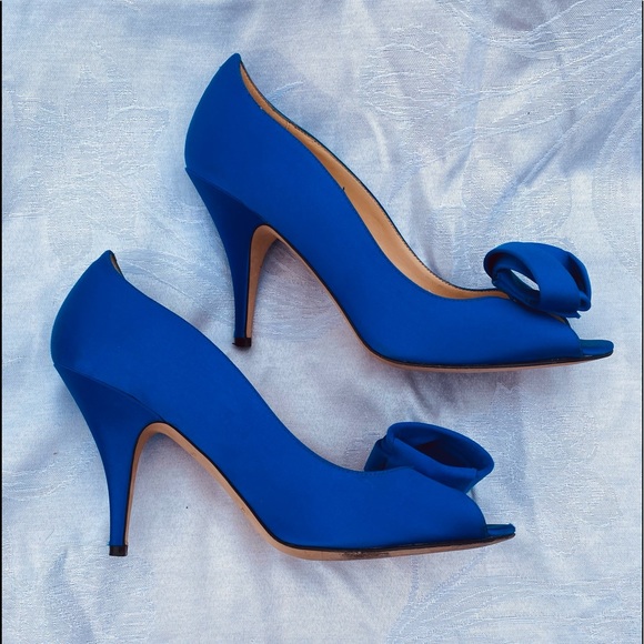 Kate Spade Blue Clarice Evening Pump - Picture 12 of 13